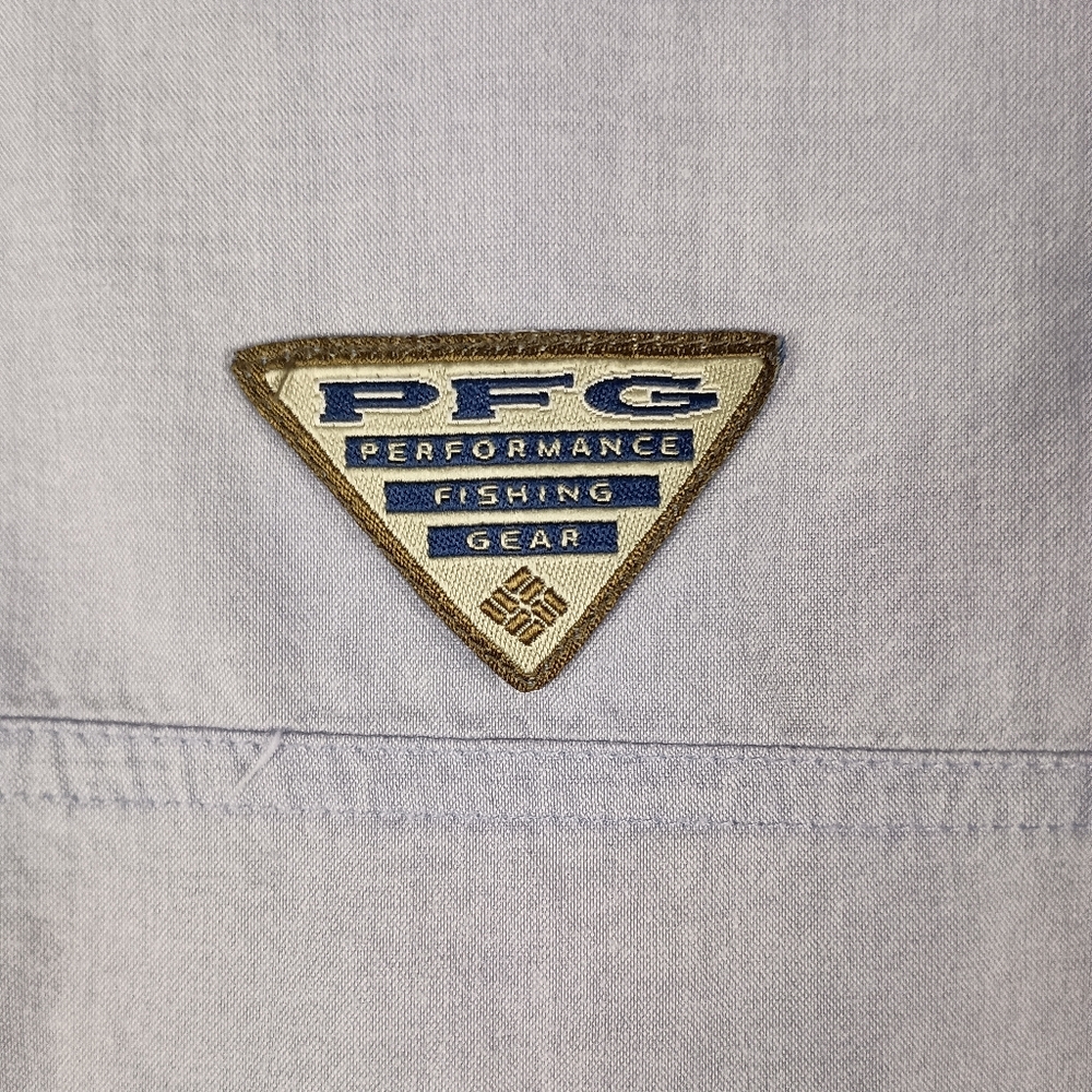 Columbia PFG‎ Embroidered Mahi Mahi Mens Shirt L - Picture 8 of 13